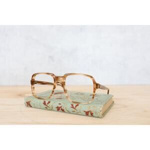 Vintage eyeglass frames 1970s Hong Kong Size Aviator NOS Grandpa Eyewear